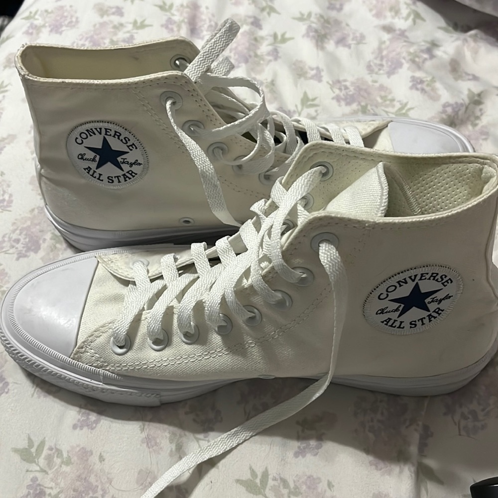 Converse Chuck II Full White Unisex Shoes